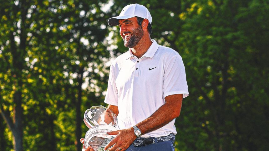 Scottie Scheffler joins Tiger Woods as only repeat winners at Memorial