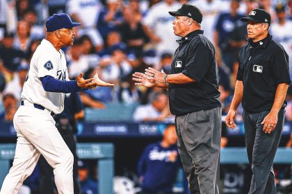 Shohei Ohtani Hit by Pitch; Dodgers Manager Dave Roberts Gets Ejected in 3rd