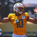 Chargers' Justin Herbert Testing Out Red-Tinted, UV-Protection Contact Lenses