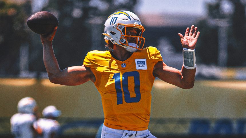 Chargers' Justin Herbert Testing Out Red-Tinted, UV-Protection Contact Lenses