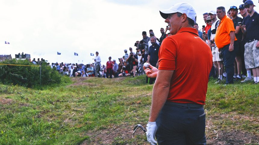 Dig That! Rory McIlroy Unearths Second Ball From The Rough at The Open