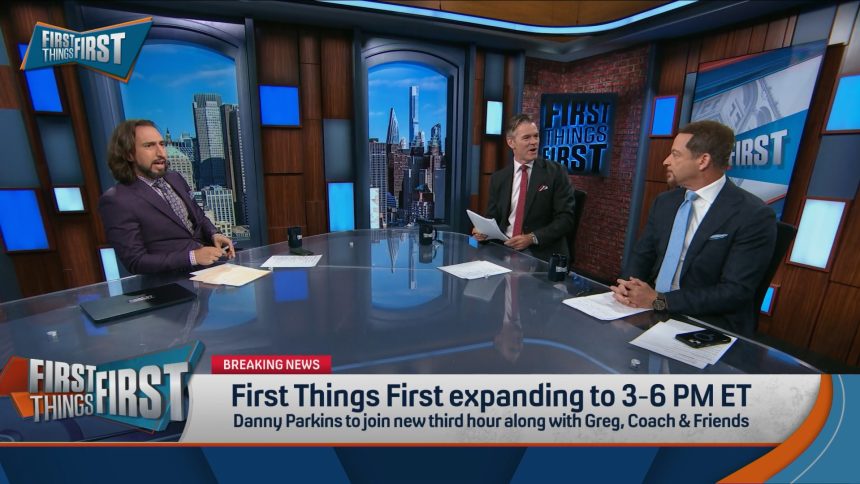 First Things First is expanding to 3-6PM ET!