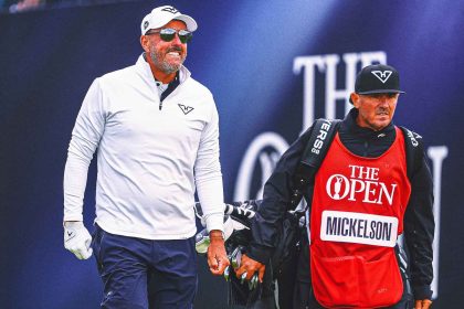 Phil Mickelson Holes Vintage Chip Shot in Surprising Round 1 of Open Championship