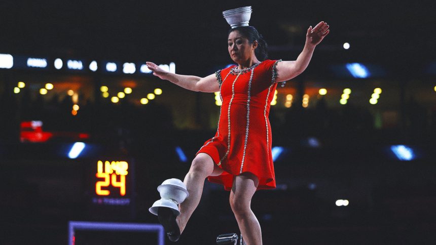 Popular Unicycle Performer Red Panda Injured at Halftime of WNBA game