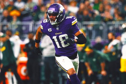 Vikings Sideline WR Justin Jefferson With 'Very Mild' Hamstring Strain
