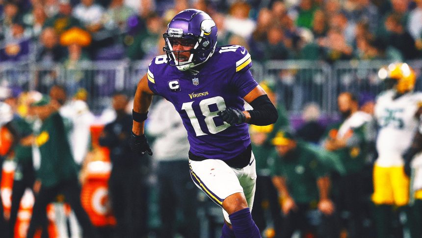 Vikings Sideline WR Justin Jefferson With 'Very Mild' Hamstring Strain