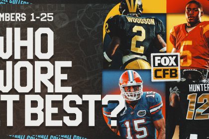 Who Wore It Best? Greatest College Football Players by Jersey Number, 1-25
