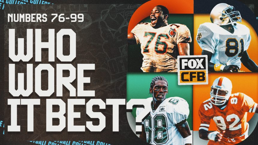 Who Wore It Best? Greatest College Football Players by Jersey Number, 76-99