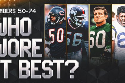 Who Wore It Best? The Greatest NFL Players by Jersey Number, 50-74