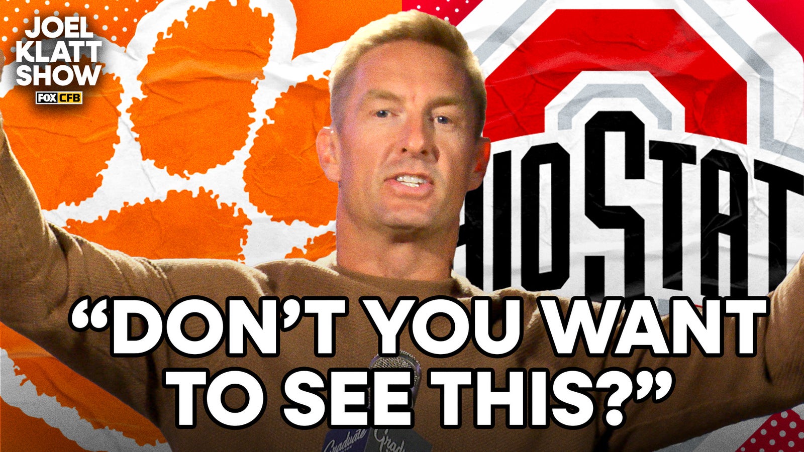 Clemson, Ohio State in Joel Klatt’s preseason CFP bracket 
