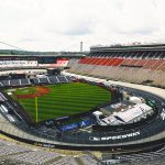 MLB Speedway Classic: Tim McGraw, Pitbull, NASCAR Pit Crews Get Things Going