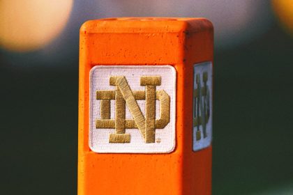 Notre Dame Drops New Logo With Leprechaun Carrying Football
