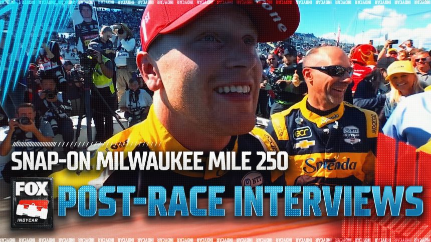 POST-RACE INTERVIEW: Christian Rasmussen on first-career win at Snap-on Milwaukee Mile 250
