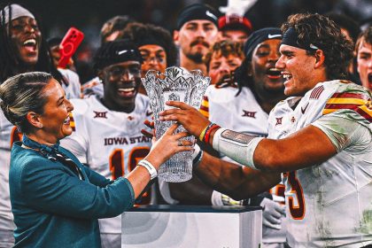 QB Rocco Becht Stars as No. 22 Iowa State beats No. 17 Kansas State in Ireland