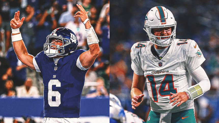 Rookie QB Stock Watch: Giants' Jaxson Dart, Dolphins' Quinn Ewers Win Week 2