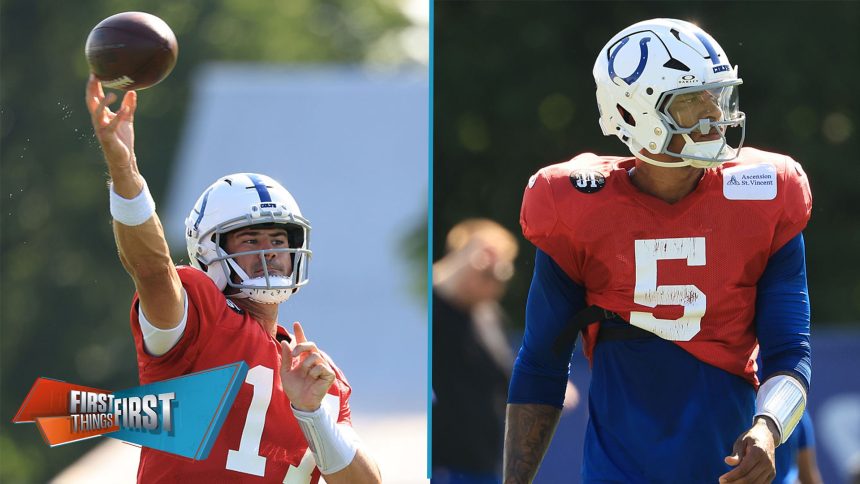 Should the Colts name Daniel Jones or Anthony Richardson as their starting QB? | First Things First