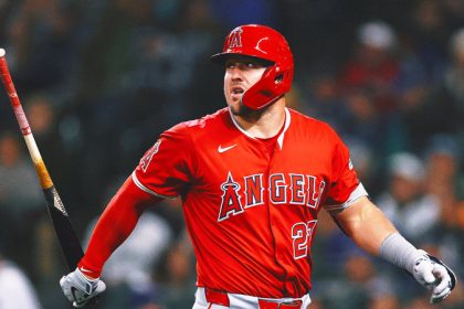 Angels Slugger Mike Trout Hits His 400th Career Home Run vs. Rockies