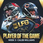 Caleb Williams Gives Ben Johnson 'One Smile' and Wins LFG Player of the Game