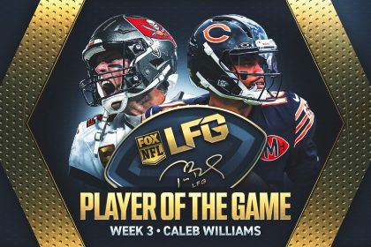 Caleb Williams Gives Ben Johnson 'One Smile' and Wins LFG Player of the Game