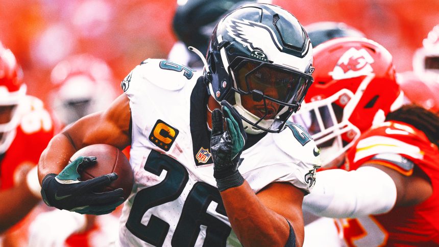 Eagles Prevail Over Chiefs in Super Bowl Rematch On Late Tush-Push TD