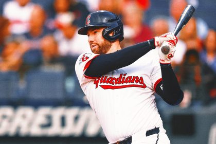Guardians' David Fry Carted Off After Tarik Skubal's Pitch Hit Him in the Face