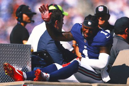 Malik Nabers Carted Off vs. Chargers; Giants Believe He Tore His ACL