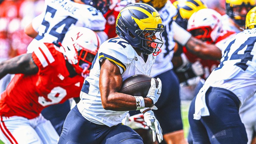 No. 21 Michigan Uses 3 Long TD Runs To Beat Big Ten Foe Nebraska, 30-27