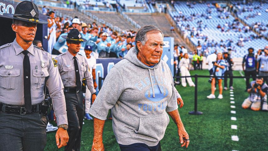 North Carolina Scores on Opening Drive vs. TCU in Bill Belichick's College Debut