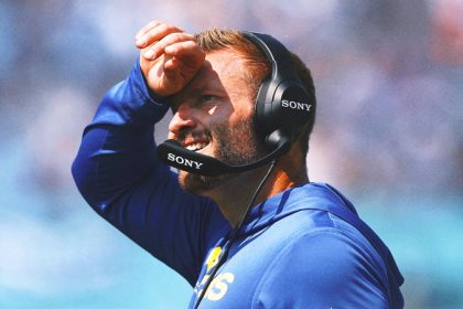 Rams HC Sean McVay Says he Tore His Plantar Fascia During Week 2 Win Over Titans