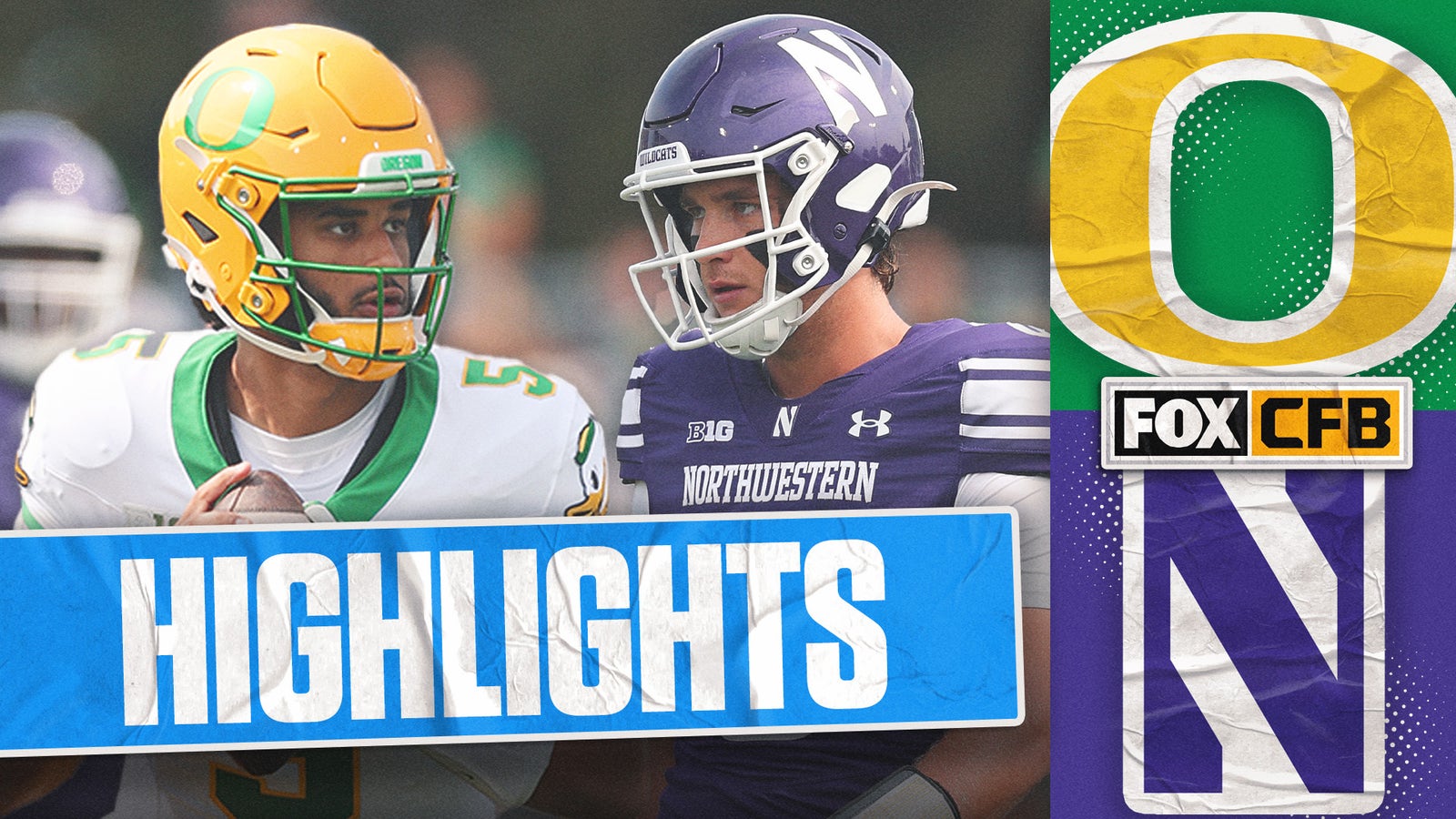 No. 4 Oregon Ducks vs. Northwestern Wildcats Highlights