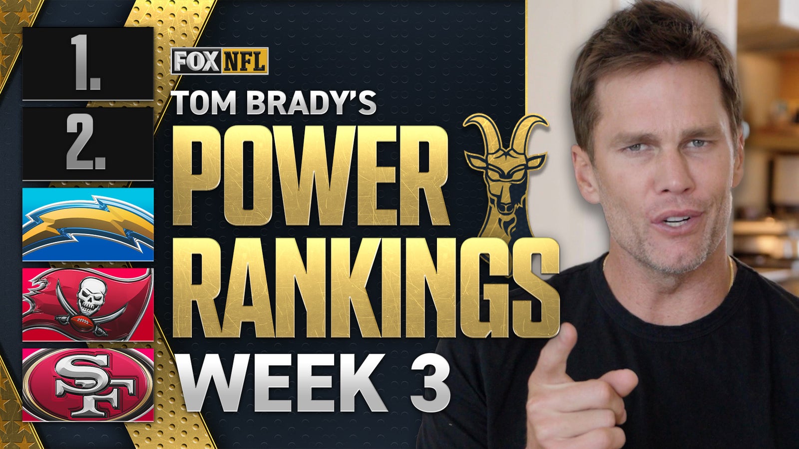 Tom Brady’s Week 3 Power Rankings 🚨