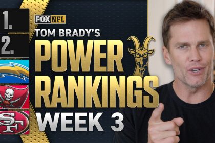 Tom Brady’s Week 3 Power Rankings 🚨