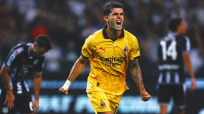 U.S Men's Team Star Christian Pulisic Keeps Scoring for AC Milan