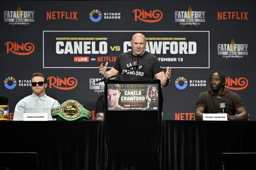 Where to Bet on Canelo Alvarez vs Terence Crawford Including DraftKings, FanDuel and BetMGM