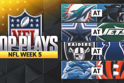 NFL Week 5 Highlights: Bucs, Titans Get Dramatic Wins; Lions Move to 4-1