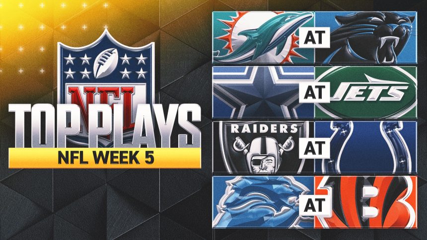 NFL Week 5 Highlights: Bucs, Titans Get Dramatic Wins; Lions Move to 4-1