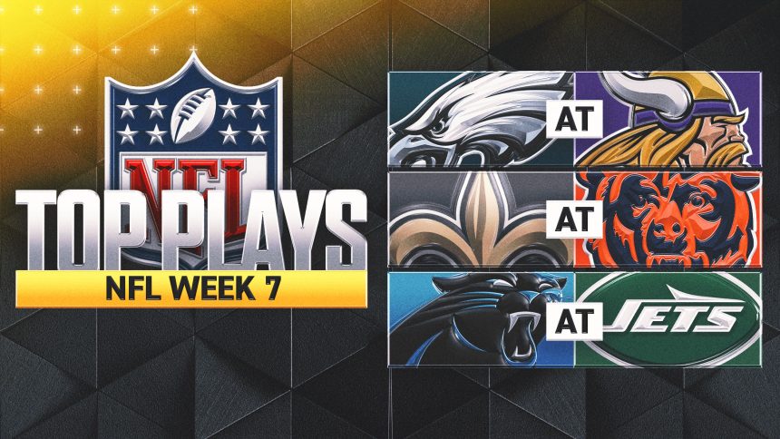 NFL Week 7 Live Updates, Score: Eagles-Vikings, Saints-Bears, More