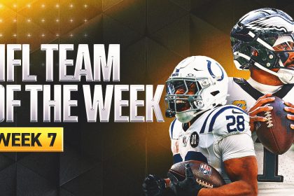 NFL Week 7 Team of the Week: Jalen Hurts and His Star Receiver Make the Cut