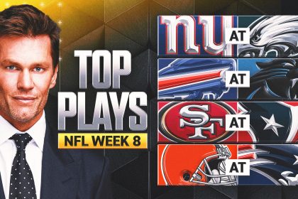 NFL Week 8 Live Updates, Score: Giants-Eagles, 49ers-Texans, Browns-Patriots, More