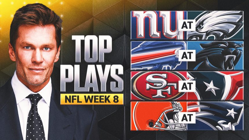 NFL Week 8 Live Updates, Score: Giants-Eagles, 49ers-Texans, Browns-Patriots, More
