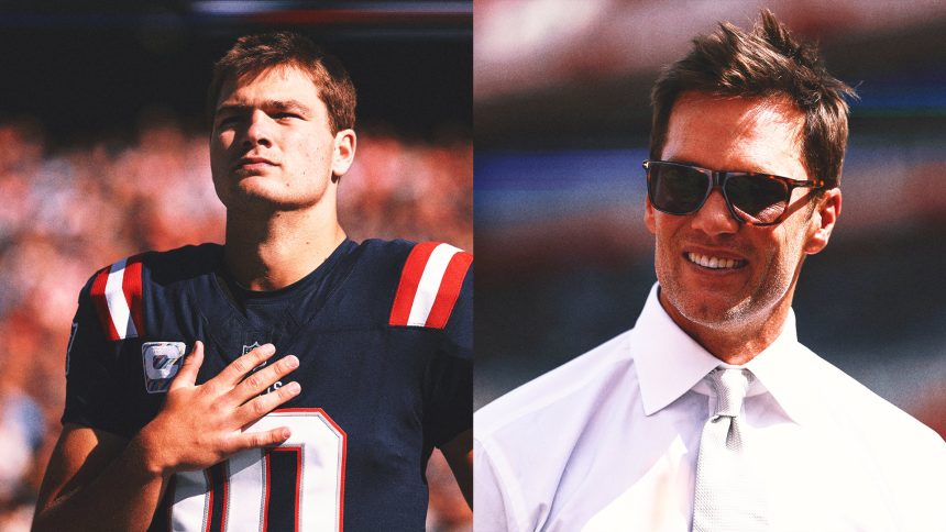 Patriots QB Drake Maye Tells Rob Gronkowski He Draws Inspiration From Tom Brady