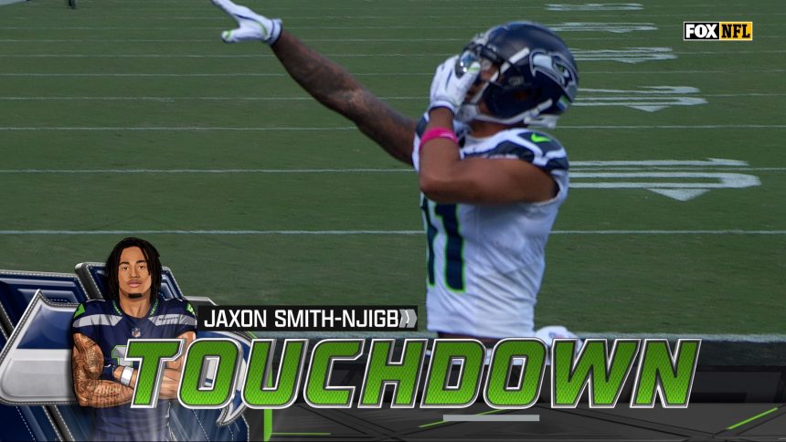 Sam Darnold throws a beauty to Jaxon Smith-Njigba for a 61-yard TD, Seahawks take lead over Jaguars | NFL Highlights
