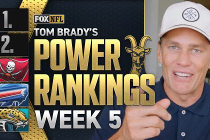 Tom Brady's NFL Power Rankings: A New No. 1 Emerges After Eagles, Bills Losses