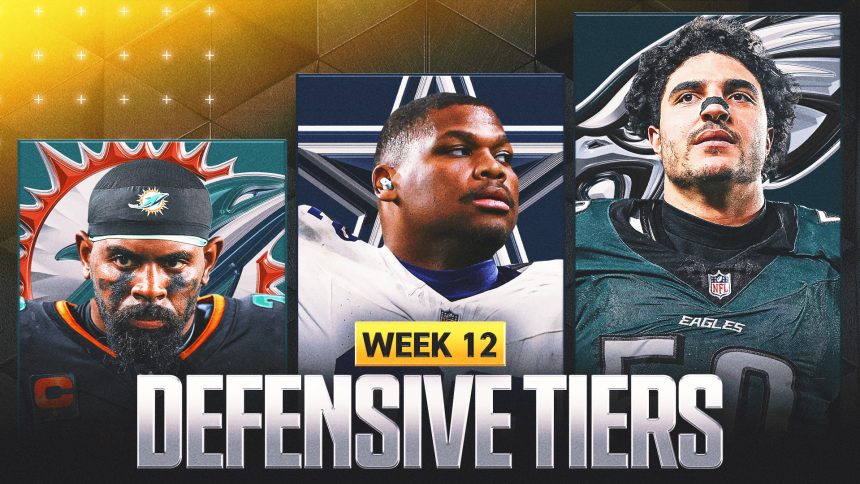 2025 NFL Defensive Tiers Week 12: How the Cowboys' Defense Jumped 3 Tiers