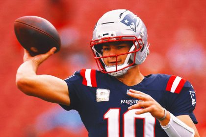 2025 NFL Odds: Public Hammering Drake Maye's Rushing Prop, Patriots in TNF