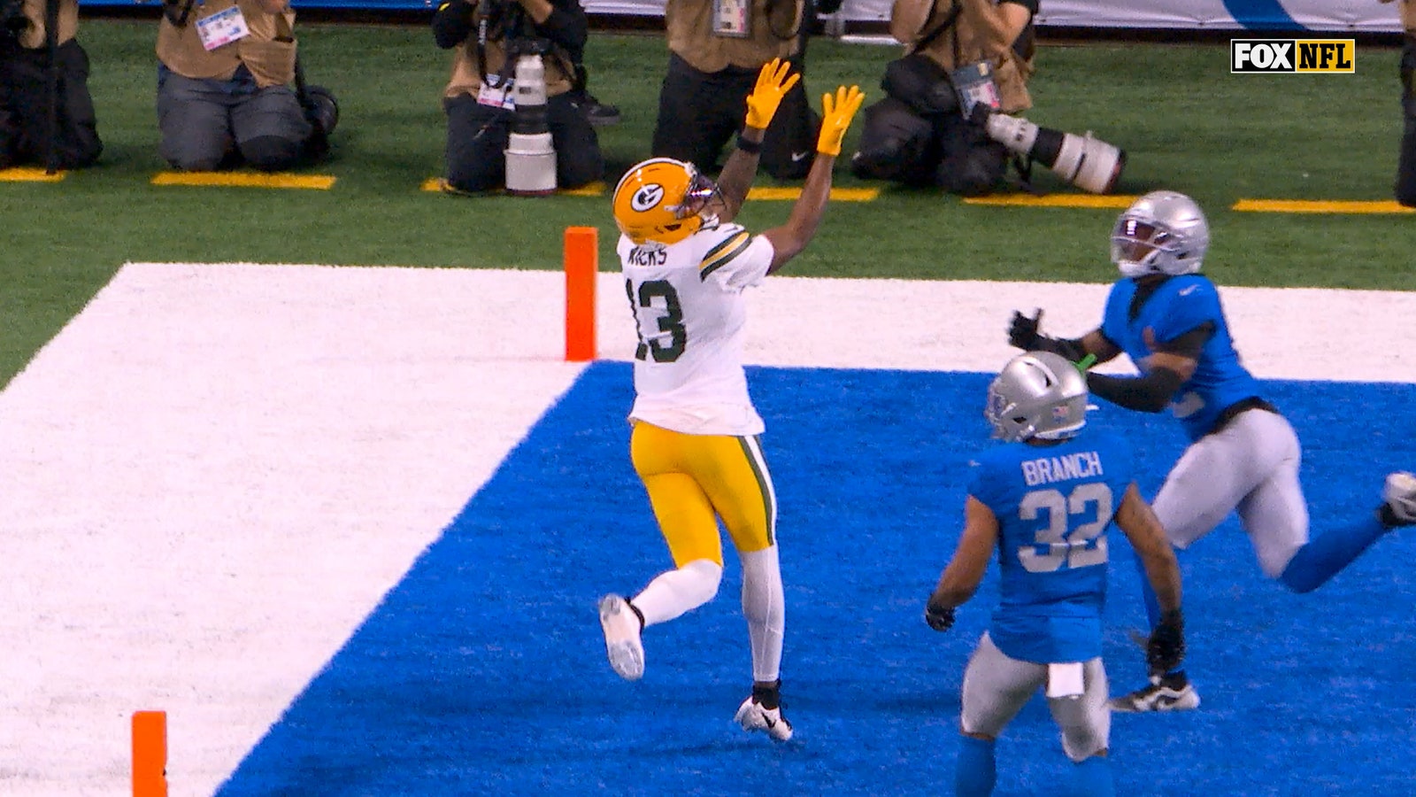 Packers' Jordan Love finds Dontayvion Wicks for a 22-yard touchdown vs. Lions | NFL Highlights