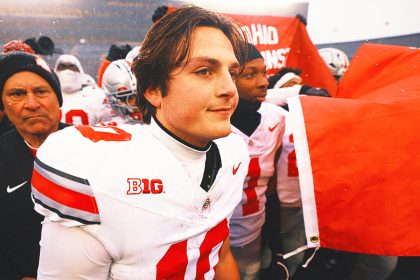 Carnell Tate, Julian Sayin Revel In 1st Win over Michigan: 'It Means Everything'