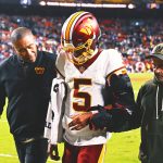 Commanders QB Jayden Daniels Reportedly Dislocated Elbow, X-Rays Negative