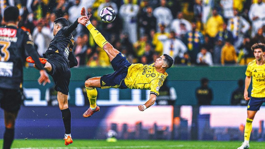 Cristiano Ronaldo Scores From Bicycle Kick For Al-Nassr In Saudi Pro League