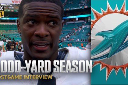 De’Von Achane BREAKS milestone with his first 1,000-yard season in the Dolphins’ win over the Saints